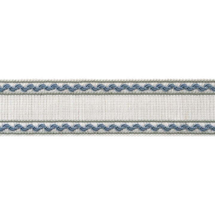Gabrielle Tape Mallard and Sage AE12368 by Thibaut Trim Thibaut Trim Gabrielle Tape Mallard and Sage AE12368Trim ISLANDER 96% Polyester, 4% Cotton U.S.A </p><p>Repeat: H: , V: 2.25 in  (5.71 cm) - Fabric Carolina -