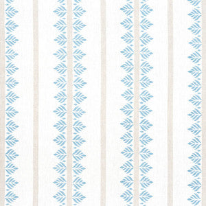 Fern Stripe Spa Blue AF15103 by Anna French Designer Fabric