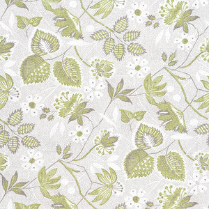 Indienne Hazel Green and Beige AF15118 by Anna French Designer Fabric