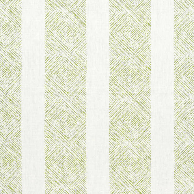 Clipperton Stripe Green AF15125 by Anna French Fabric Anna French Fabric Clipperton Stripe Green AF15125Fabric Antilles Fabric Book 100% Linen INDIA </p><p>Repeat: V: 6 54 - Fabric Carolina -
