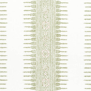 Javanese Stripe Green and White AF15136 by Anna French Designer Fabric
