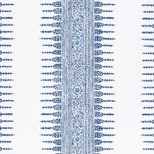 Javanese Stripe Navy and White AF15137 by Anna French Designer Fabric