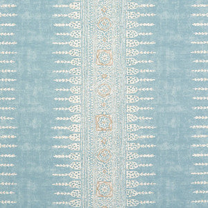 Javanese Stripe Spa Blue AF15140 by Anna French Designer Fabric