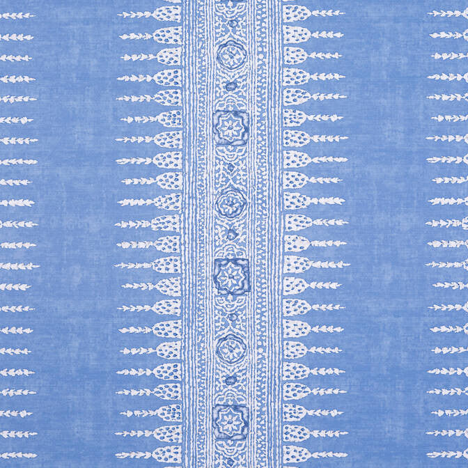 Javanese Stripe Wedgewood Blue AF15141 by Anna French Fabric Anna French Fabric Javanese Stripe Wedgewood Blue AF15141Fabric Antilles Fabric Book 60% Linen, 30% Cot, 10% Nylon THAILAND </p><p>Repeat: V: 16.5 54 - Fabric Carolina -