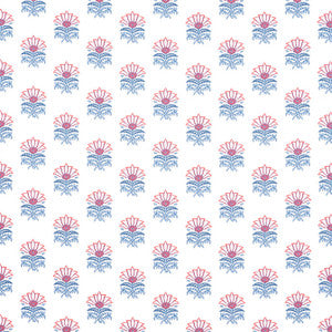 Milford Red and Blue AF15156 by Anna French Designer Fabric