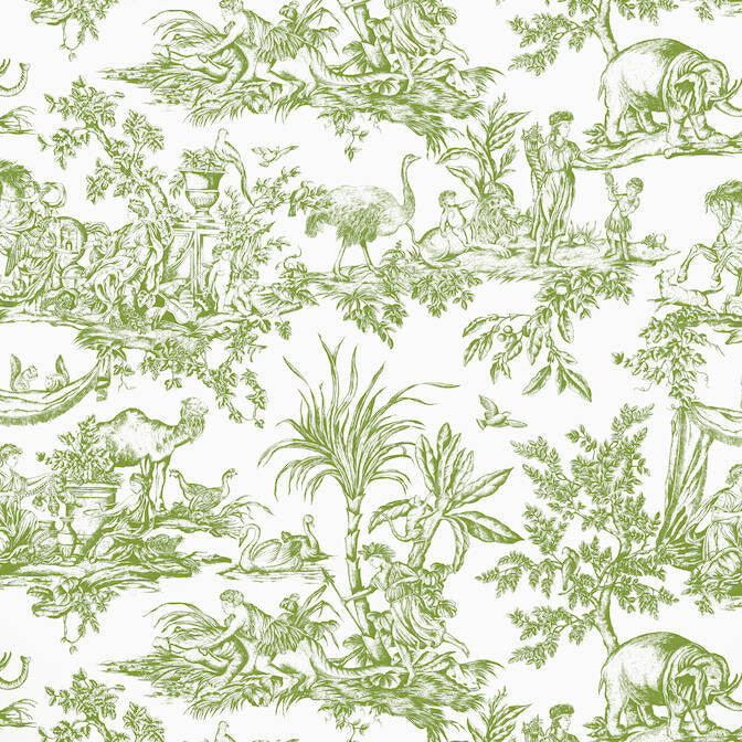Antilles Toile Green AF15172 by Anna French Fabric Anna French Fabric Antilles Toile Green AF15172Fabric Antilles Fabric Book 100% Cotton ITALY </p><p>Repeat: V: 44.5 54 - Fabric Carolina -