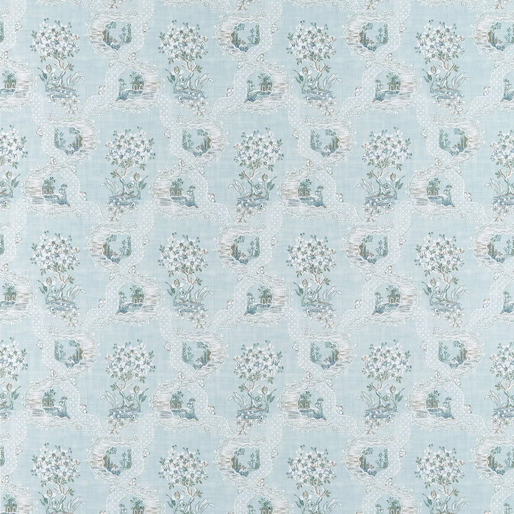 Antoinette Blue AF16156 by Thibaut Fabric Thibaut Fabric Antoinette Blue AF16156Fabric ISLANDER U.S.A </p><p>Repeat: H: 13.5 in (34.29 cm), V: 22 (55.88 cm) 54 in  (137.16 cm) - Fabric Carolina -