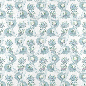 Antoinette Blue and Plum AF16157 by Thibaut Designer Fabric