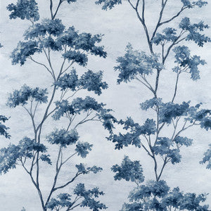 Dalton Blue and White AF16170 by Thibaut Designer Fabric