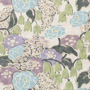 Laura Lavender and Green AF23101 by Anna French Designer Fabric