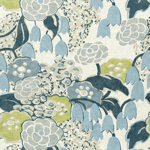 Laura Citrus and Blue AF23104 by Anna French Designer Fabric