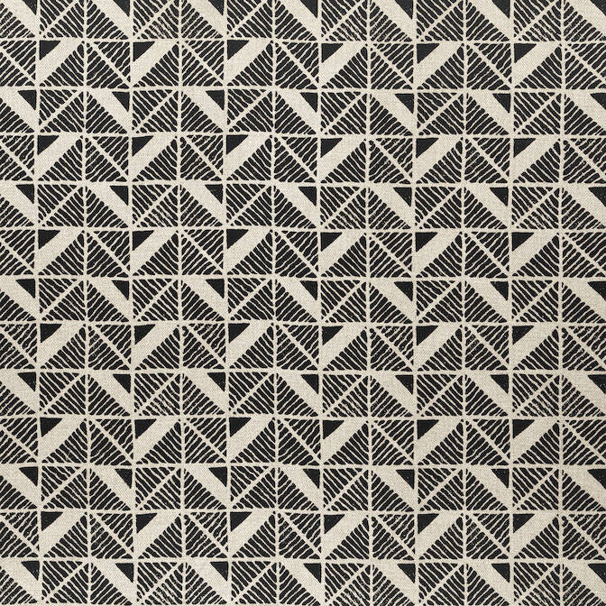 Bloomsbury Square Black AF23120 by Anna French Fabric Anna French Fabric Bloomsbury Square Black AF23120Fabric Willow Tree Fabric Book 100% Linen INDIA </p><p>Repeat: V: 9 54 - Fabric Carolina -