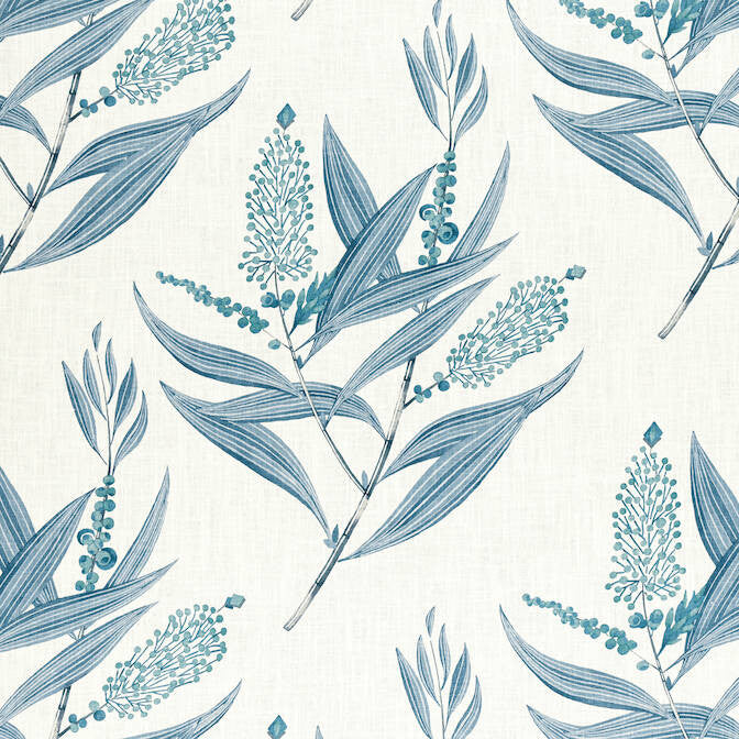 Winter Bud Blue AF23135 by Anna French Fabric Anna French Fabric Winter Bud Blue AF23135Fabric Willow Tree Fabric Book 51% Linen, 49% Viscose UNITED STATES </p><p>Repeat: V: 23.5 54 - Fabric Carolina -