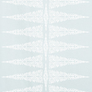 Ellery Stripe White on Soft Blue AF24542 by Anna French Designer Fabric