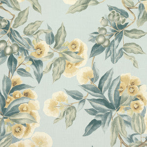 Camellia Garden Soft Gold AF24552 by Anna French Designer Fabric