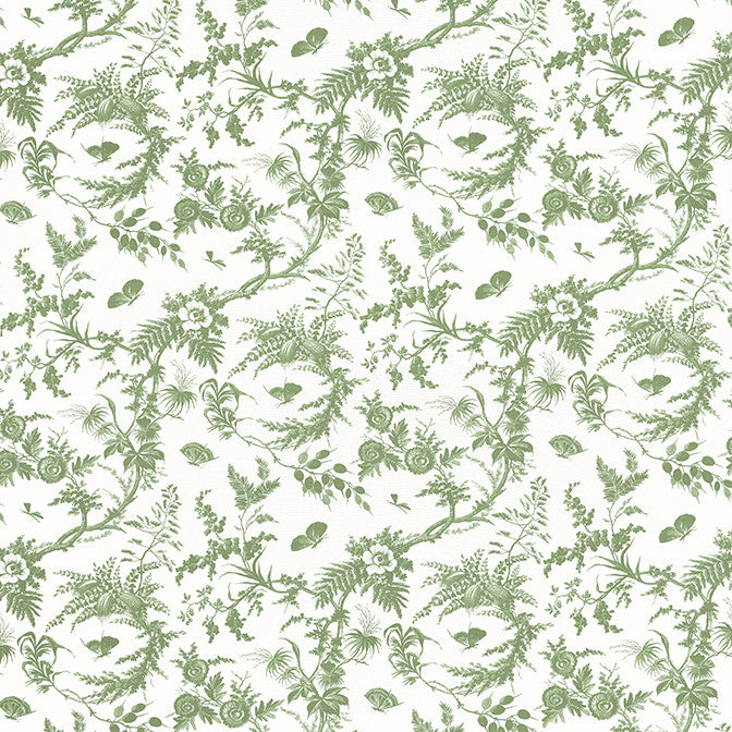 Newlands Toile Green AF57836 by Anna French Fabric Anna French Fabric Newlands Toile Green AF57836Fabric Bristol Fabric Book 100% Cotton UNITED KINGDOM </p><p>Repeat: V: 35.5 54 - Fabric Carolina -
