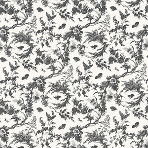 Newlands Toile Black AF57838 by Anna French Designer Fabric