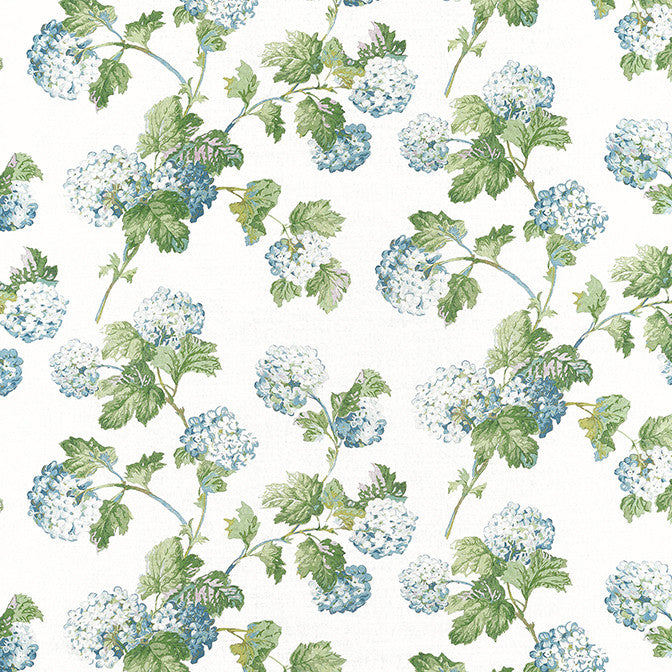 Sussex Hydrangea Blue and Green AF57846 by Anna French Fabric Anna French Fabric Sussex Hydrangea Blue and Green AF57846Fabric Bristol Fabric Book 51% Cotton, 49% Linen UNITED KINGDOM </p><p>Repeat: V: 34.75 54 - Fabric Carolina -