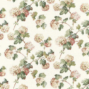 Sussex Hydrangea Soft Gold AF57848 by Anna French Designer Fabric