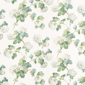 Sussex Hydrangea White and Green AF57849 by Anna French Designer Fabric