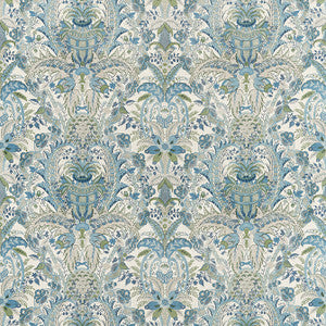 Narbeth Blue and Green AF57858 by Anna French Designer Fabric