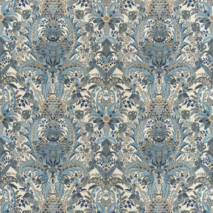 Narbeth Slate and Grey AF57862 by Anna French Designer Fabric