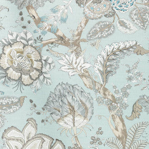Kalamkari Robin's Egg AF78737 by Anna French Designer Fabric
