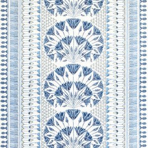 Cairo Blue and White AF9624 by Anna French Designer Fabric