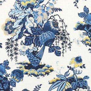 Fairbanks Blue and White AF9646 by Anna French Designer Fabric