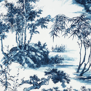 Kyoto Navy AF9826 by Anna French Designer Fabric