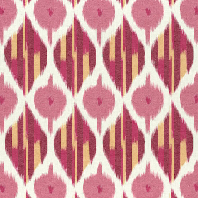 Kimono Fuchsia AF9853 by Anna French Fabric Anna French Fabric Kimono Fuchsia AF9853Fabric Nara Fabric 100% Linen ITALY </p><p>Repeat: V: 12.5 54 - Fabric Carolina -