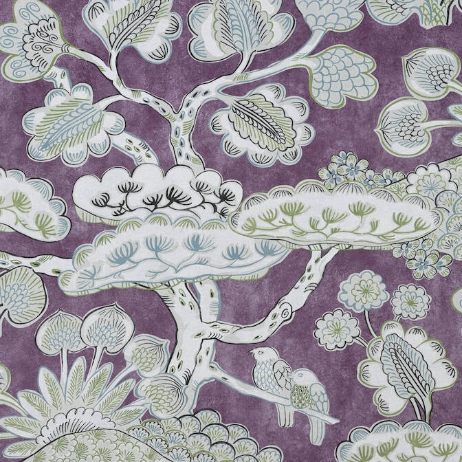 Tree House Eggplant AF9865 by Anna French Fabric Anna French Fabric Tree House Eggplant AF9865Fabric Nara Fabric 100% Cotton UNITED KINGDOM </p><p>Repeat: V: 34.75 54 - Fabric Carolina -
