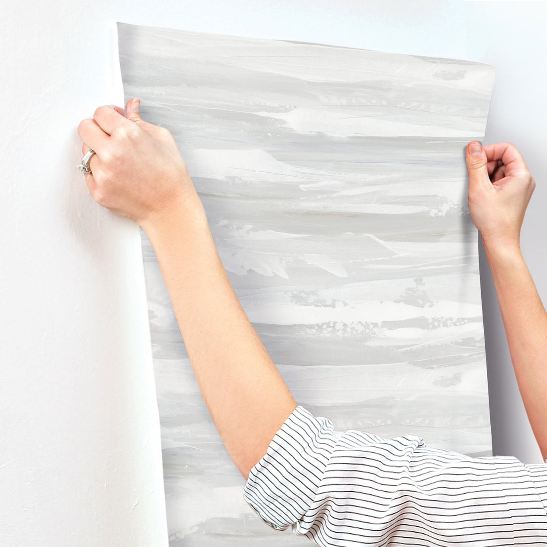On The Horizon Grey & Slate Wallpaper by York Wallcoverings Designer