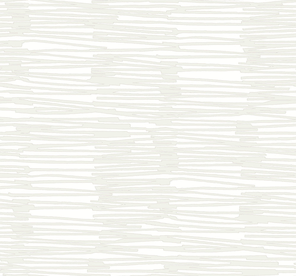 Water Reed Thatch Ivory & Glint Wallpaper by York Wallcoverings Designer Artistic Abstracts Covers about 60.8 square feet 27-in by 27-ft long roll Unpasted 25.25 - Swanky Fabrics -