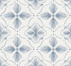 Sari Ocean Blue AG60402 by Seabrook Designs Designer Wallpaper