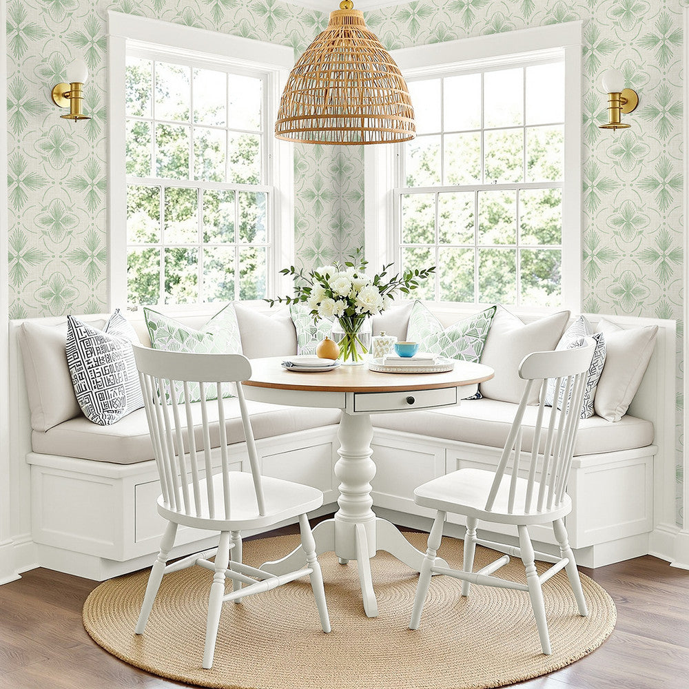 Sari Matcha AG60404 by Seabrook Designs Designer Wallpaper