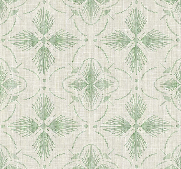 Sari Matcha AG60404 by Seabrook Designs Designer Wallpaper