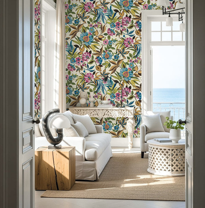 Raya Gem AG61607 by Seabrook Designs Designer Wallpaper