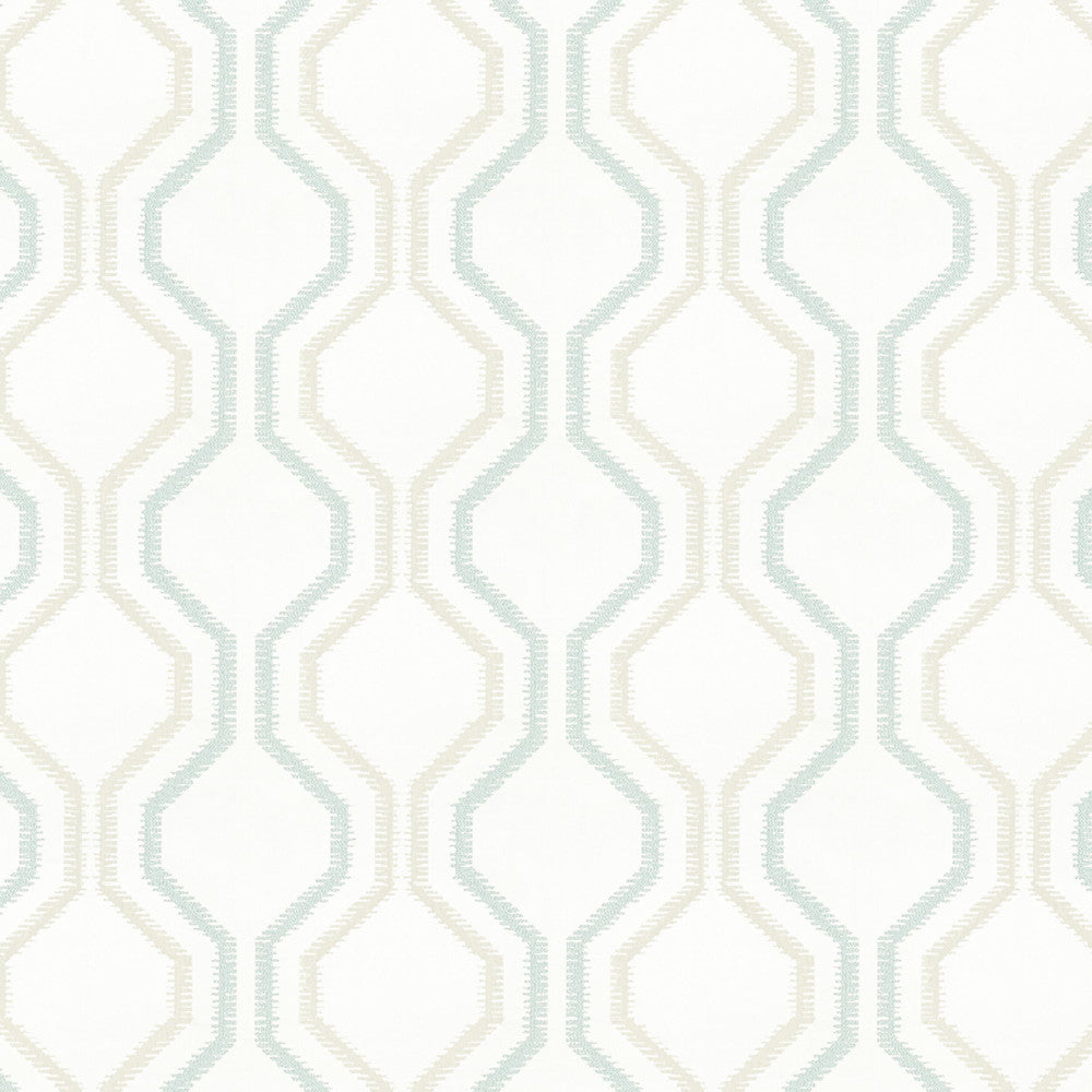 Agile 4 Glacier by Stout Designer Fabric COLOR MY WINDOW BREEZE/INK 100%POL INDIA Horizontal: 9.250 and Vertical: 9.000 54 in - Swanky Fabrics -