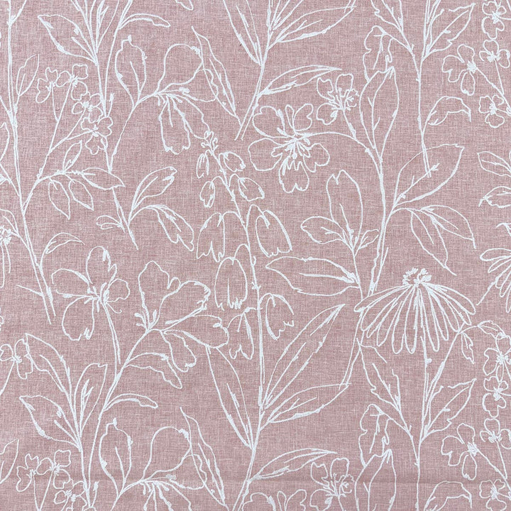 Agnes Rose by Magnolia Designer Fabric - 52% Poly, 48% Cotton, Emb: 100% Cotton India 3000 Horizontal: 25.5 and Vertical: 18.75 51 - Swanky Fabrics -