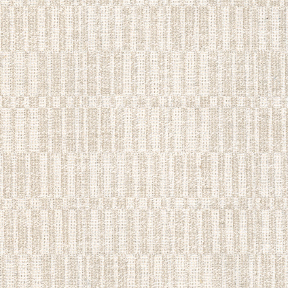 Akasha 1 Shell by Stout Designer Fabric LIVING IS EASY BONE/WHEAT 90%POL 10%COT INDIA WYZENBEEK 10 000 DOUBLE RUB WEAR TEST (MEDIUM DUTY) Horizontal: 4.500 and Vertical: 5.250 54 in - Swanky Fabrics -