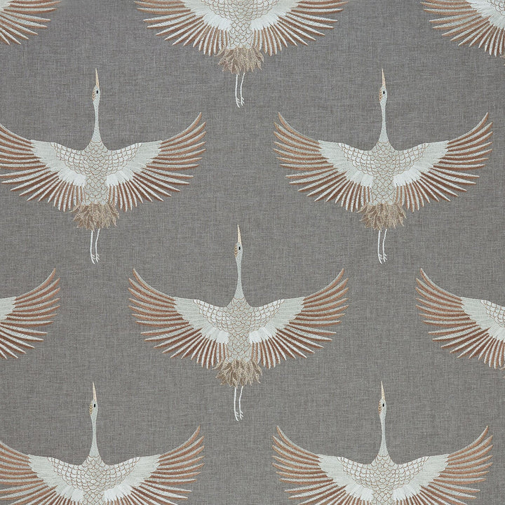 Aldrin 5 Sandstone by Marcus William Designer Fabric KAI/MARCUS WILLIAM ARAVALLI 52%POL 48%COT %BEMB INDIA Horizontal: 17.125 and Vertical: 18.875 55 in - Swanky Fabrics -