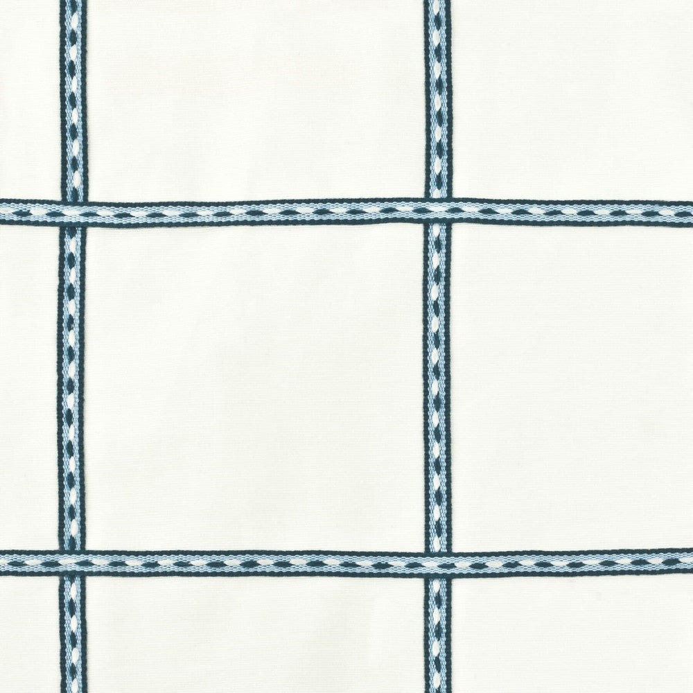 Alencon 3 Denim by Stout Designer Fabric COMFORTABLE LIVING BREEZE/INDIGO 100%COT %REMB INDIA CATB 117-2013 WYZENBEEK 5 000 DOUBLE RUB WEAR TEST Horizontal: 4 and Vertical: 4 52 in - Swanky Fabrics -