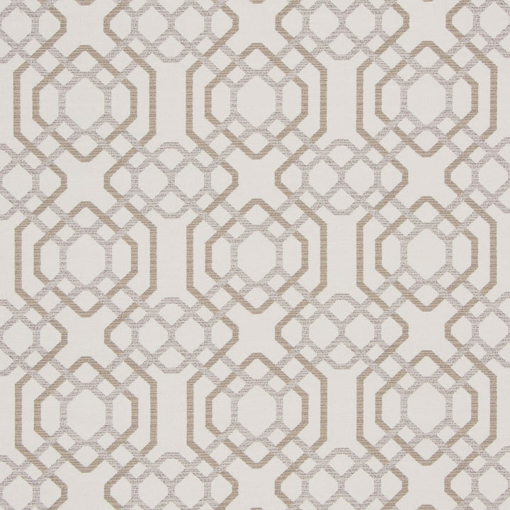 Alexandria White-Sand by Bella-Dura Designer Fabric  100% BELLA DURA POLYOLEFIN USA 70000 H: 6.875'' V: 6.75'' 55''  - Swanky Fabrics -