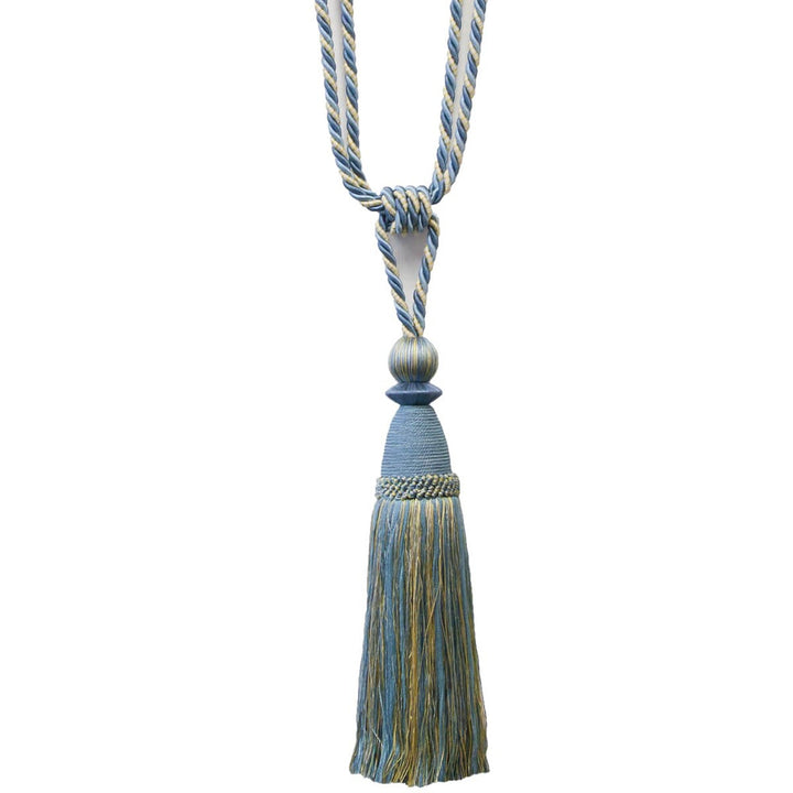 Alhambra 13 Cornflower by Stout Trim Stout Trim Alhambra 13 CornflowerTrim ART OF DESIGN TRIM-2 TASSEL FRINGE CHINA </p><p>Repeat: H: 0.000, V: 0.000 12 in - Fabric Carolina -