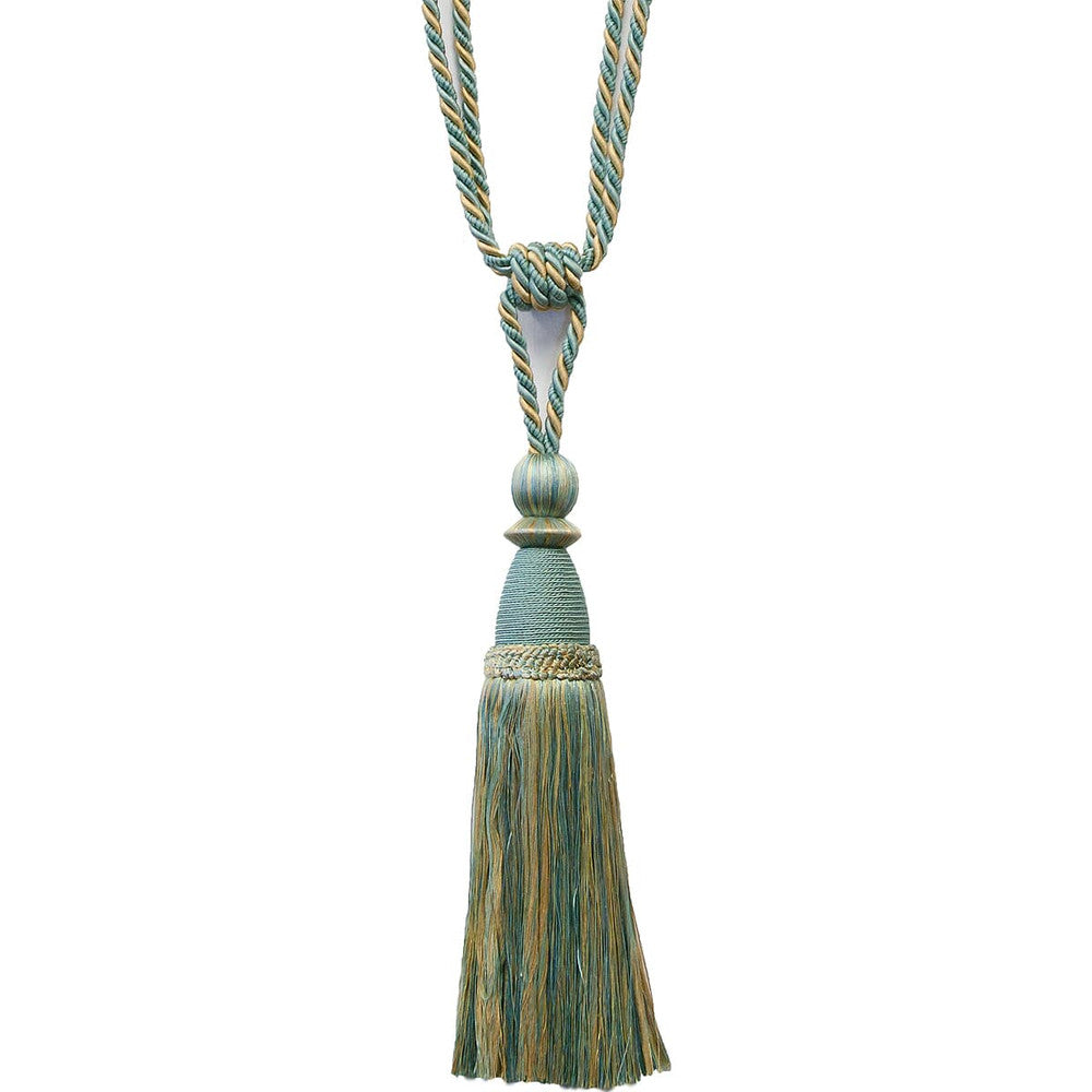Alhambra 22 Seashore by Stout Designer Trim ART OF DESIGN TRIM-2 TASSEL FRINGE 85%SVI 15%COT CHINA Horizontal: 0 and Vertical: 0 12 in - Swanky Fabrics -