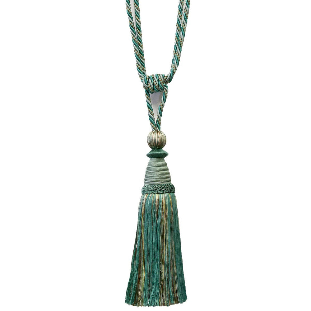 Alhambra 27 Pacific by Stout Designer Trim ART OF DESIGN TRIM-2 TASSEL FRINGE 85%SVI 15%COT CHINA Horizontal: 0 and Vertical: 0 12 in - Swanky Fabrics -