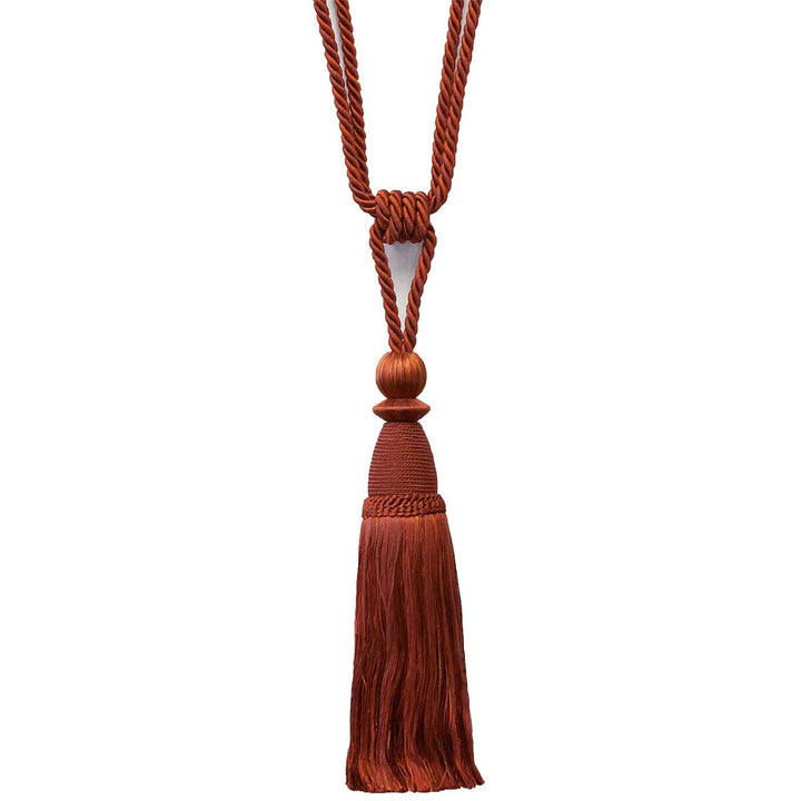 Alhambra 2 Paprika by Stout Designer Trim ART OF DESIGN TRIM-2 TASSEL FRINGE 85%SVI 15%COT CHINA </p><p>Repeat: 0 12 in - Swanky Fabrics -