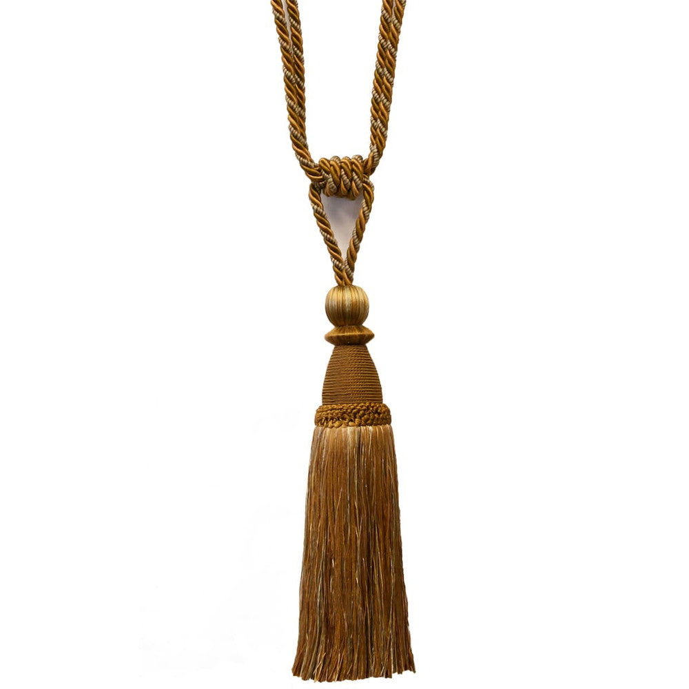 Alhambra 37 Nutmeg by Stout Designer Trim Art Of Design Trim-2 Tassel Fringe 85% Spun Viscose 15% Cotton CHINA Horizontal: 0 and Vertical: 0 12 in - Swanky Fabrics -