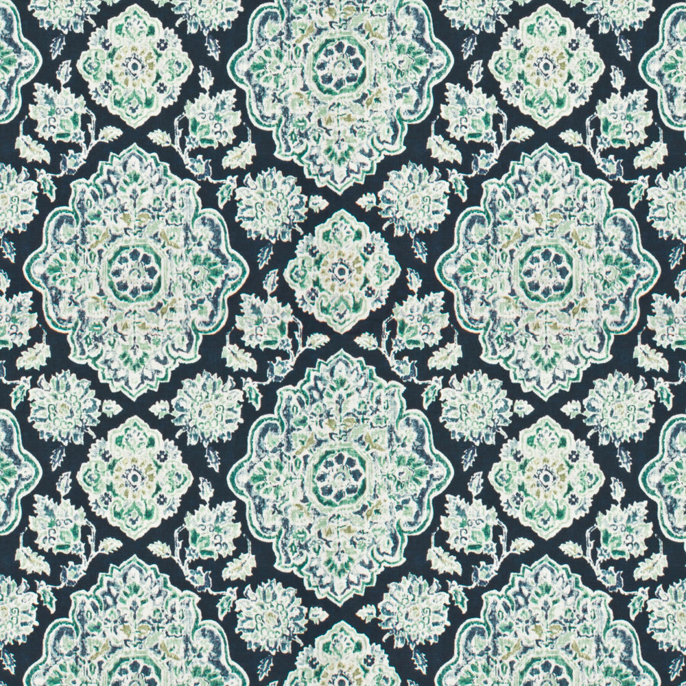 Aliyana 1 Navy by Stout Designer Fabric RAINBOW LIBRARY CHAMBRAY/SHORELINE 70%SVI 30%LIN SPAIN WYZENBEEK 30 000 DOUBLE RUB WEAR TEST (HEAVY DUTY) Horizontal: 27 and Vertical: 27 54 in - Swanky Fabrics -